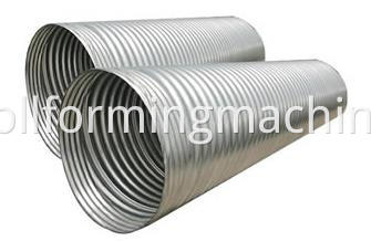 Steel Corrugated Culvert Pipe Machine